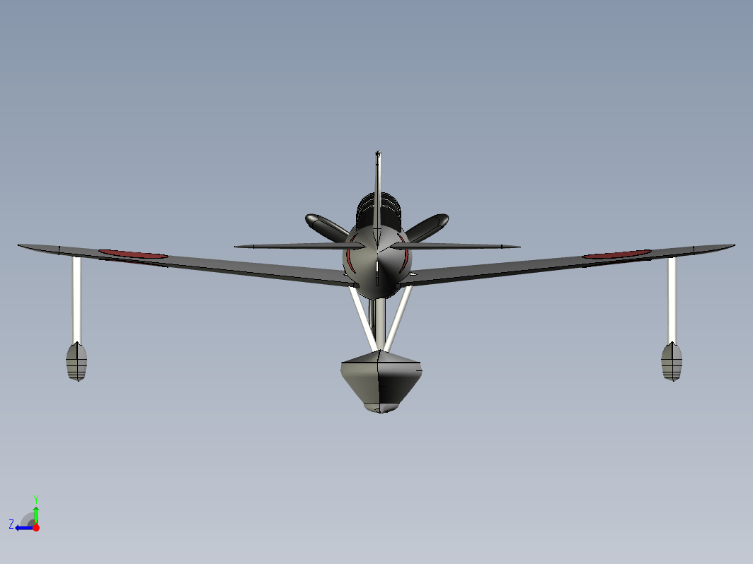 Nakajima A6M2-N浮式飞机