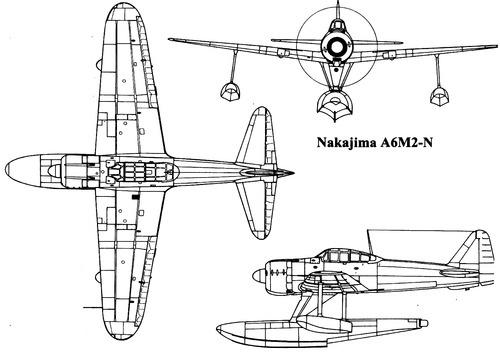 Nakajima A6M2-N浮式飞机