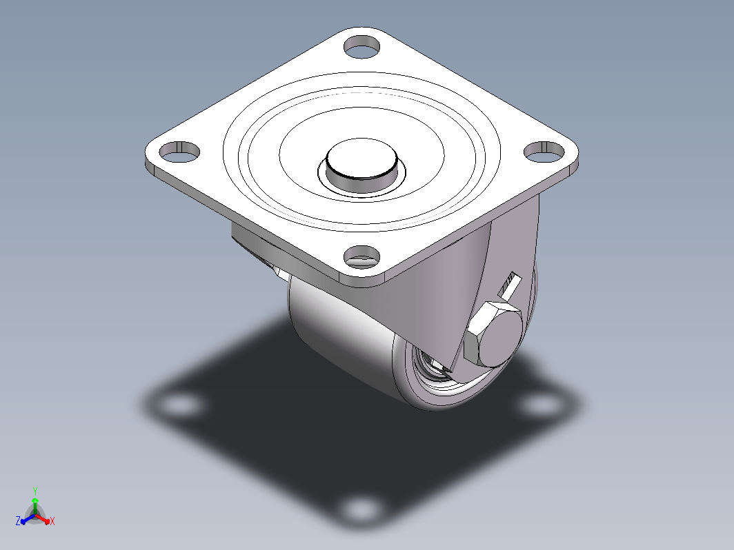 脚轮-卡斯特-K6225-1-T-GB