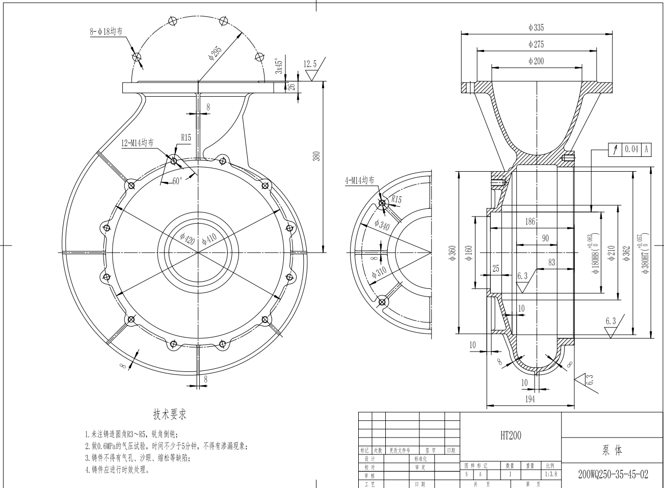 WQ型潜水排污泵图纸(31种型号) (398张图纸)CAD