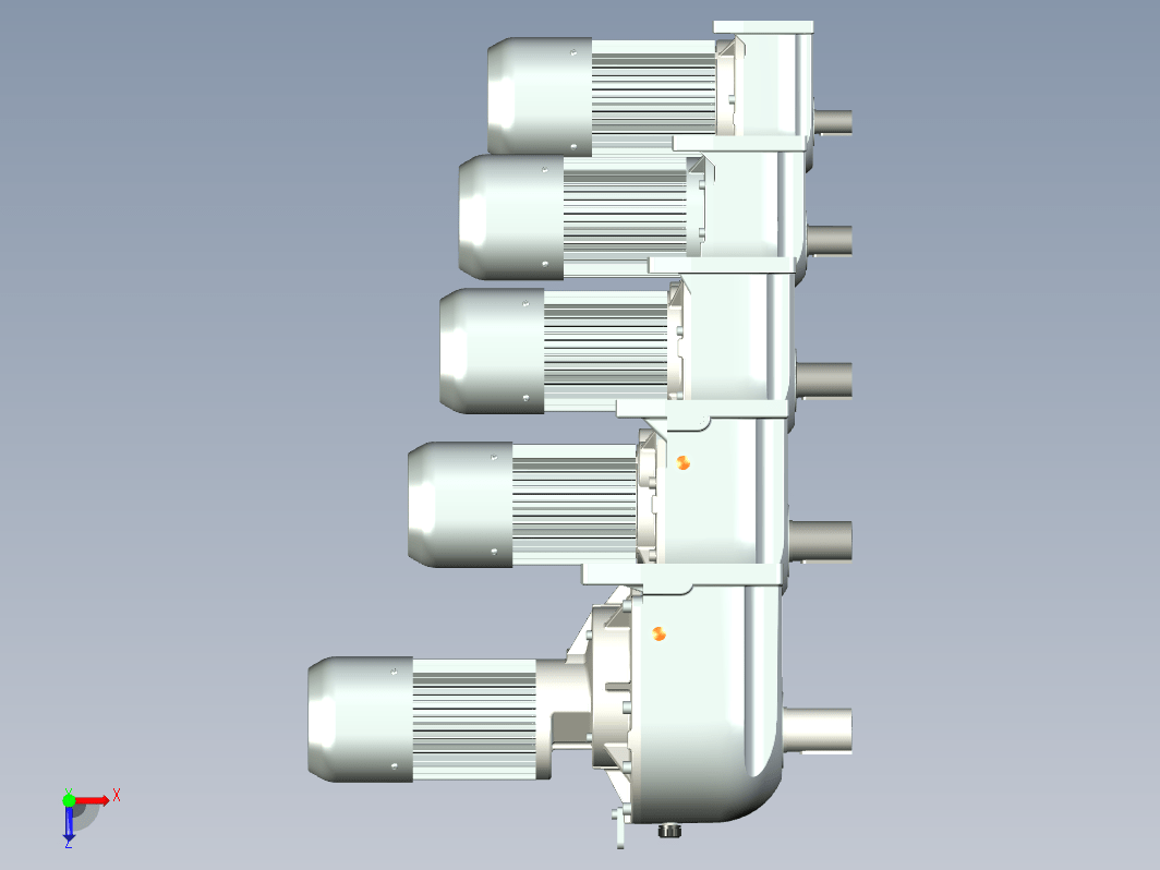 5款电机减速机带刹车系列GM dbb -2,2kW