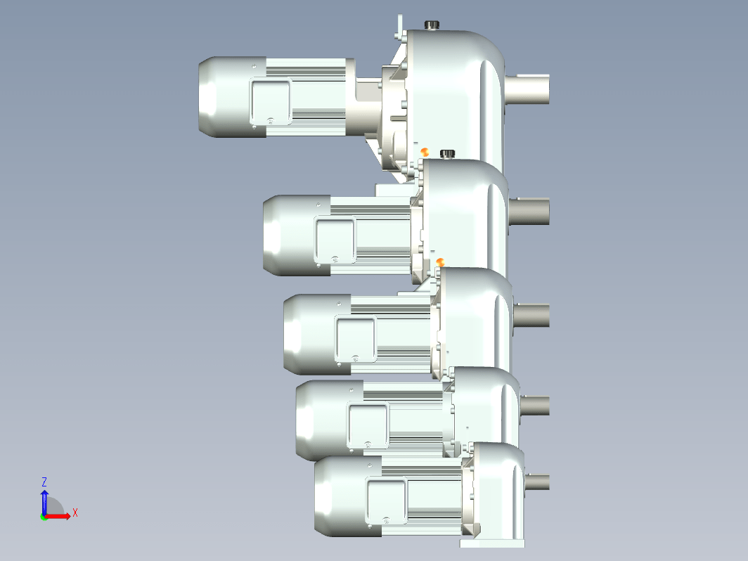 5款电机减速机带刹车系列GM dbb -2,2kW