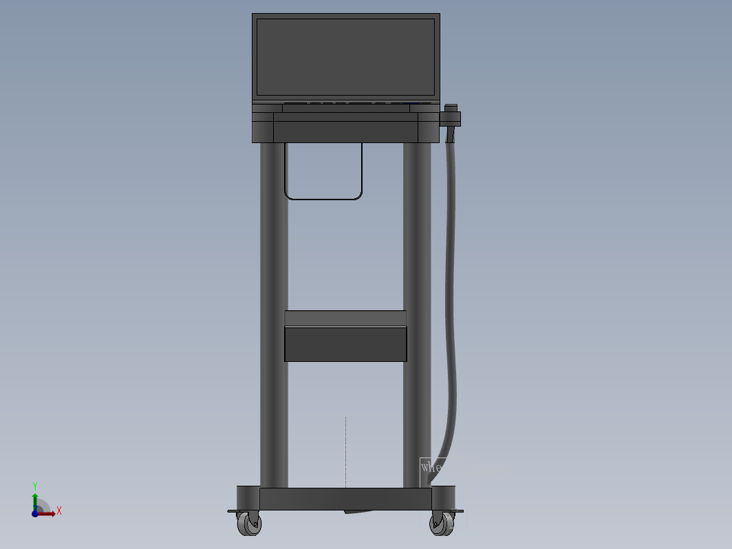 超声波扫描机简易模型