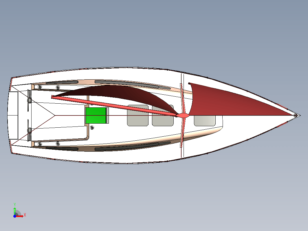 Koma小型帆船游艇