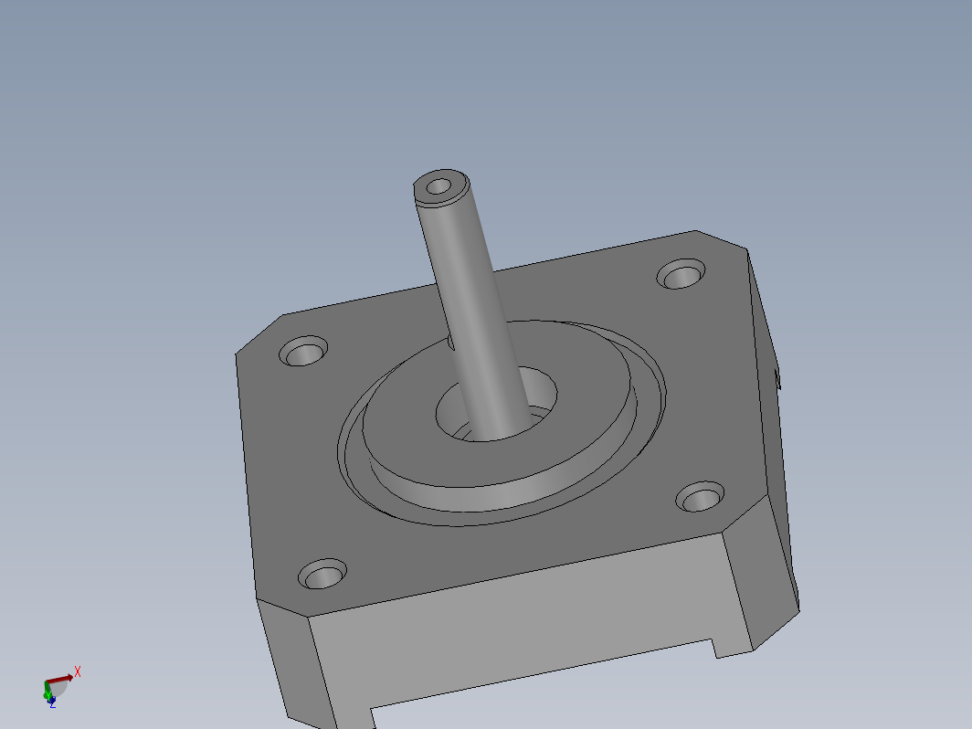 步进电机3D图42上盖2