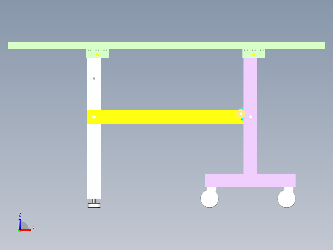 F0597-可折叠乒乓球桌