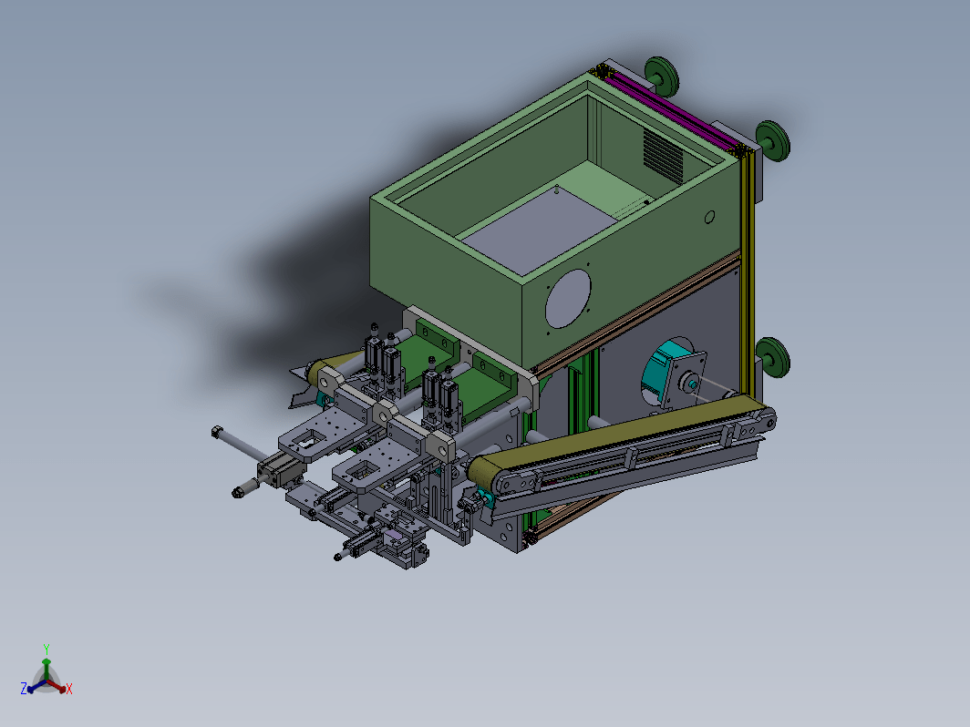 锂电KF机 锂电卧式扣盖整机3D+工程图+BOM清单