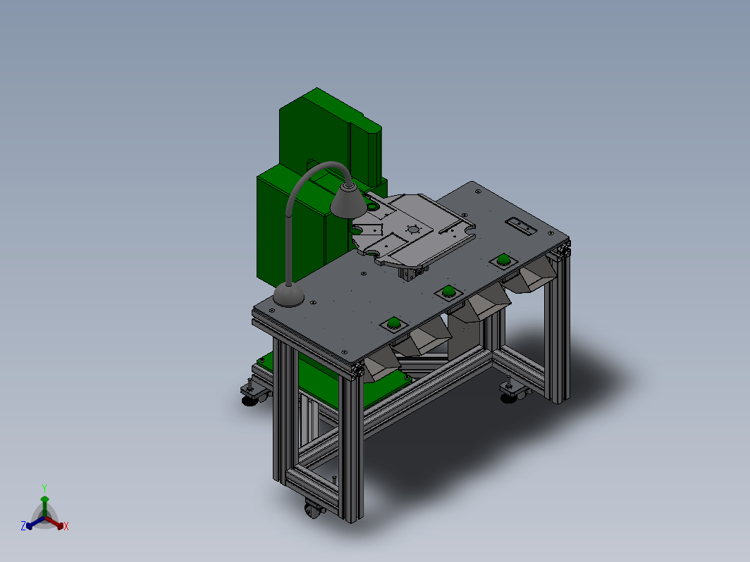 裁片打扣模具工装