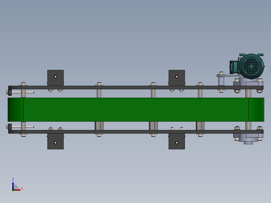 75x710x410mm皮带输送机