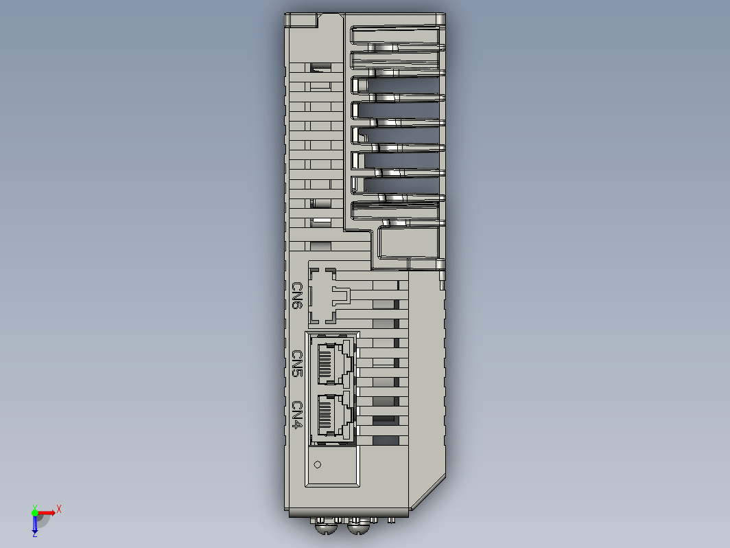 雷赛L6脉冲系列私服驱动器3D图纸