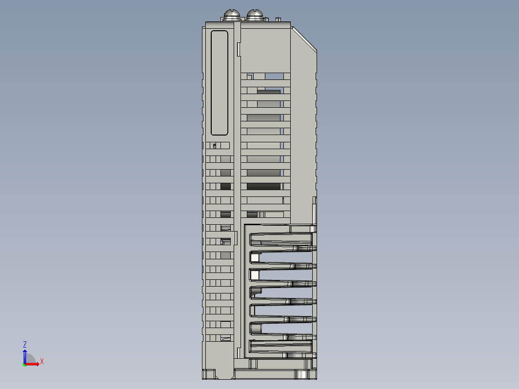 雷赛L6脉冲系列私服驱动器3D图纸