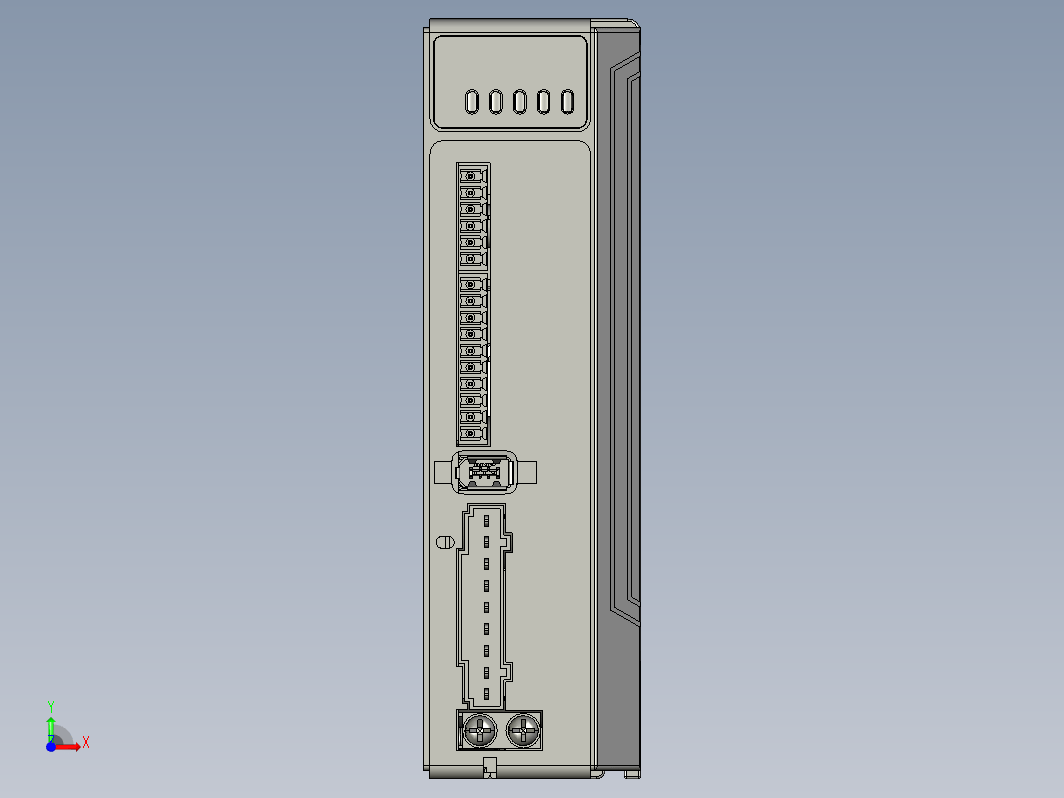 雷赛L6脉冲系列私服驱动器3D图纸