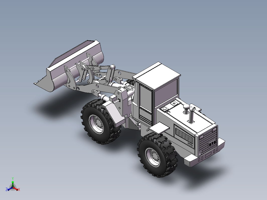 轮式装载机的结构毕业设计