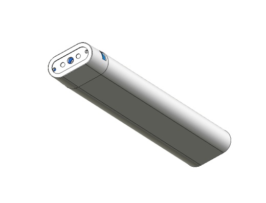 一款电子烟结构3D图三维ProE5.0带参缩略图