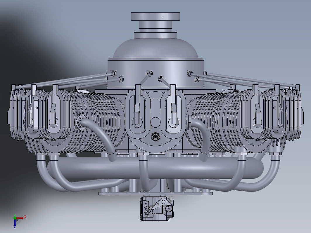 星形发动机 Valach Motors R7-800