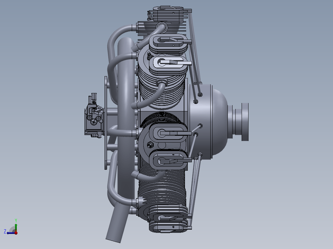 星形发动机 Valach Motors R7-800