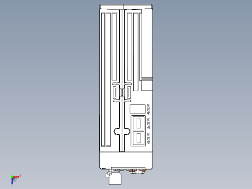 标准型伺服驱动器01052537-WXSTEP_B00（整机3D模型）缩略图