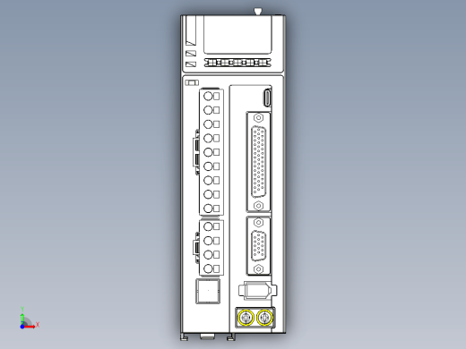 标准型伺服驱动器01052537-WXSTEP_B00（整机3D模型）缩略图