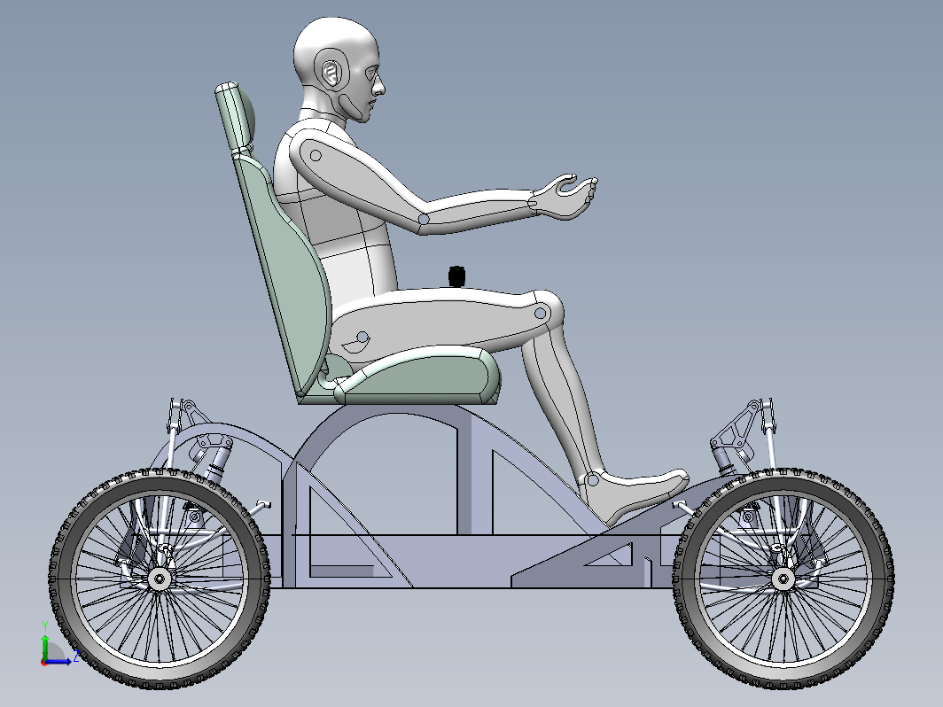 电动轮椅底盘结构设计