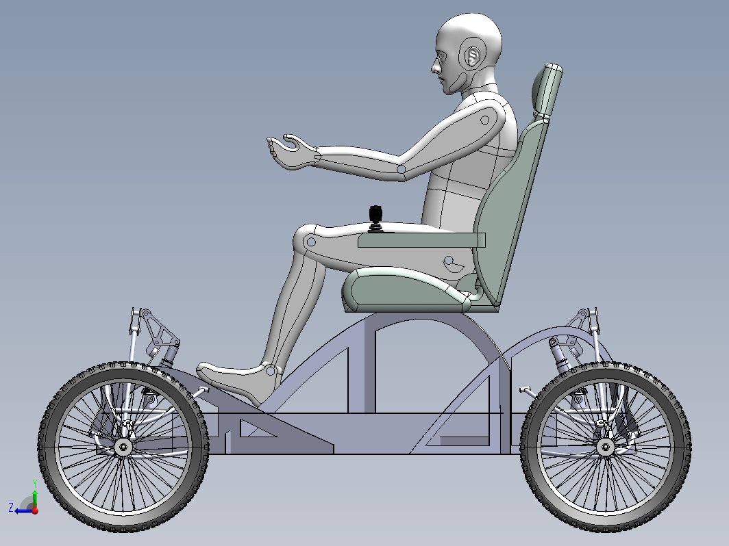 电动轮椅底盘结构设计