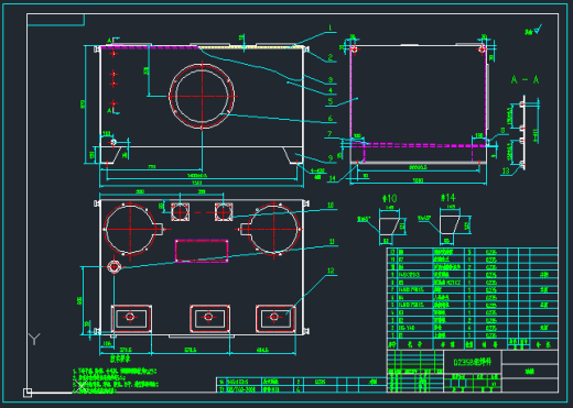 一种变桨机构液压系统站CAD 图纸缩略图