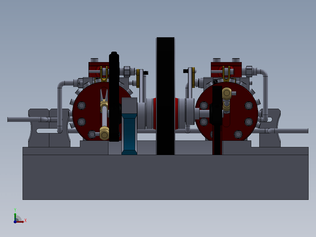 双缸蒸汽机-工厂布局