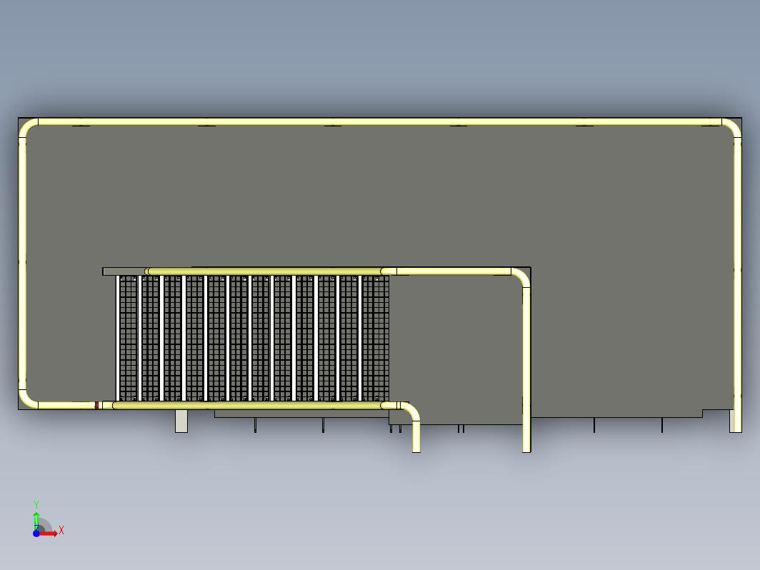 带楼梯的平台 Balcony with stairs