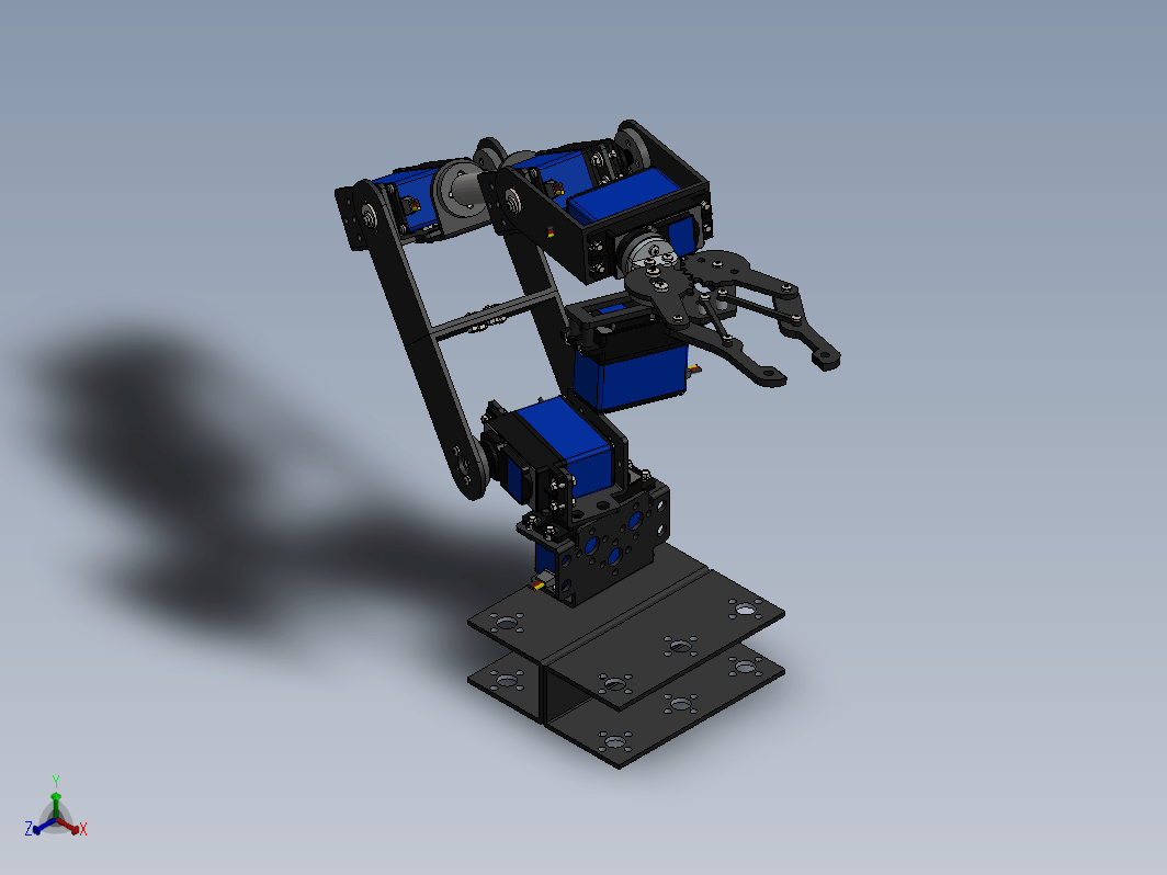 简易六自由度机械手 6-dof-robot-arm