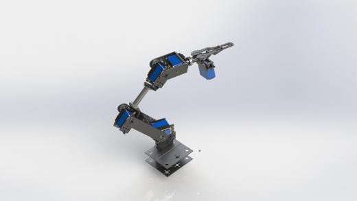 简易六自由度机械手 6-dof-robot-arm缩略图