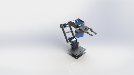 简易六自由度机械手 6-dof-robot-arm缩略图