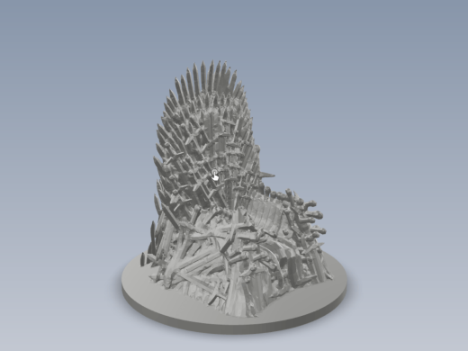 权力的游戏铁王座模型 Iron_Throne_Fixed缩略图
