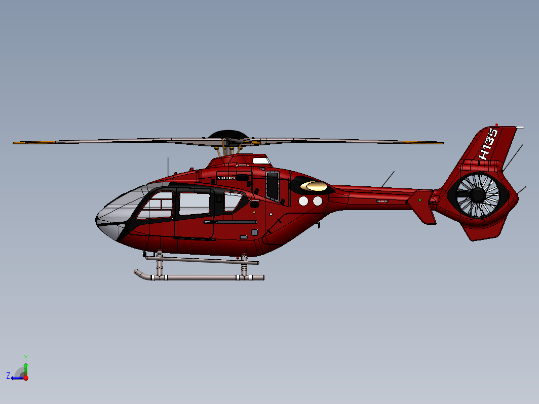  H135空客直升机3