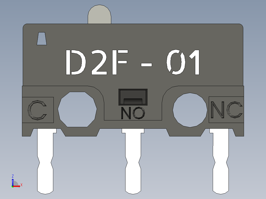 欧姆龙开关D2F-01