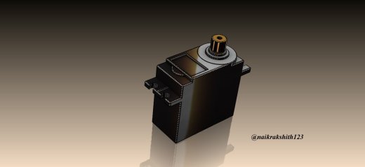 伺服马达伺服电动机外形 ServoMotor
