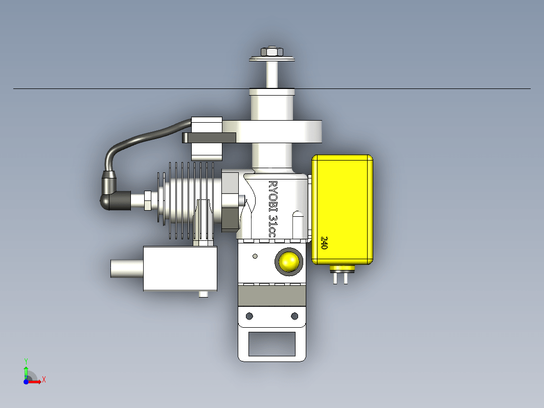 ryobi-31ccm微型发动机