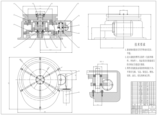数控铣床分度装置设计CAD+说明缩略图