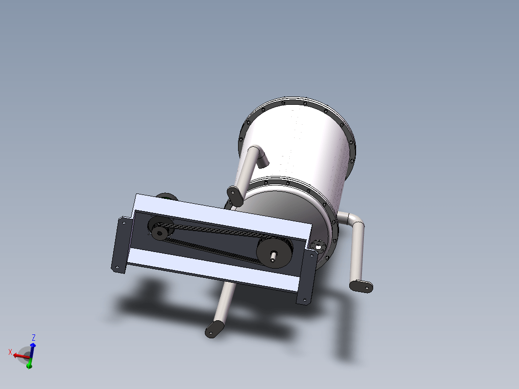 全自动立式过滤机设计三维SW2019带参+CAD+说明书