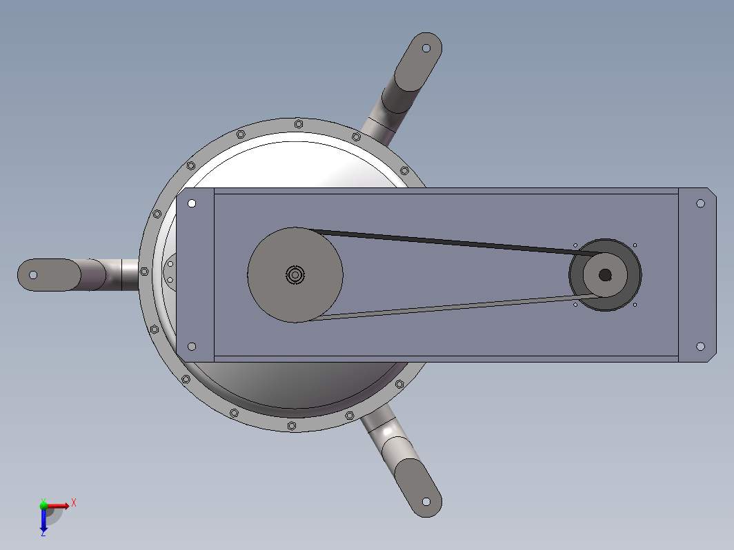 全自动立式过滤机设计三维SW2019带参+CAD+说明书