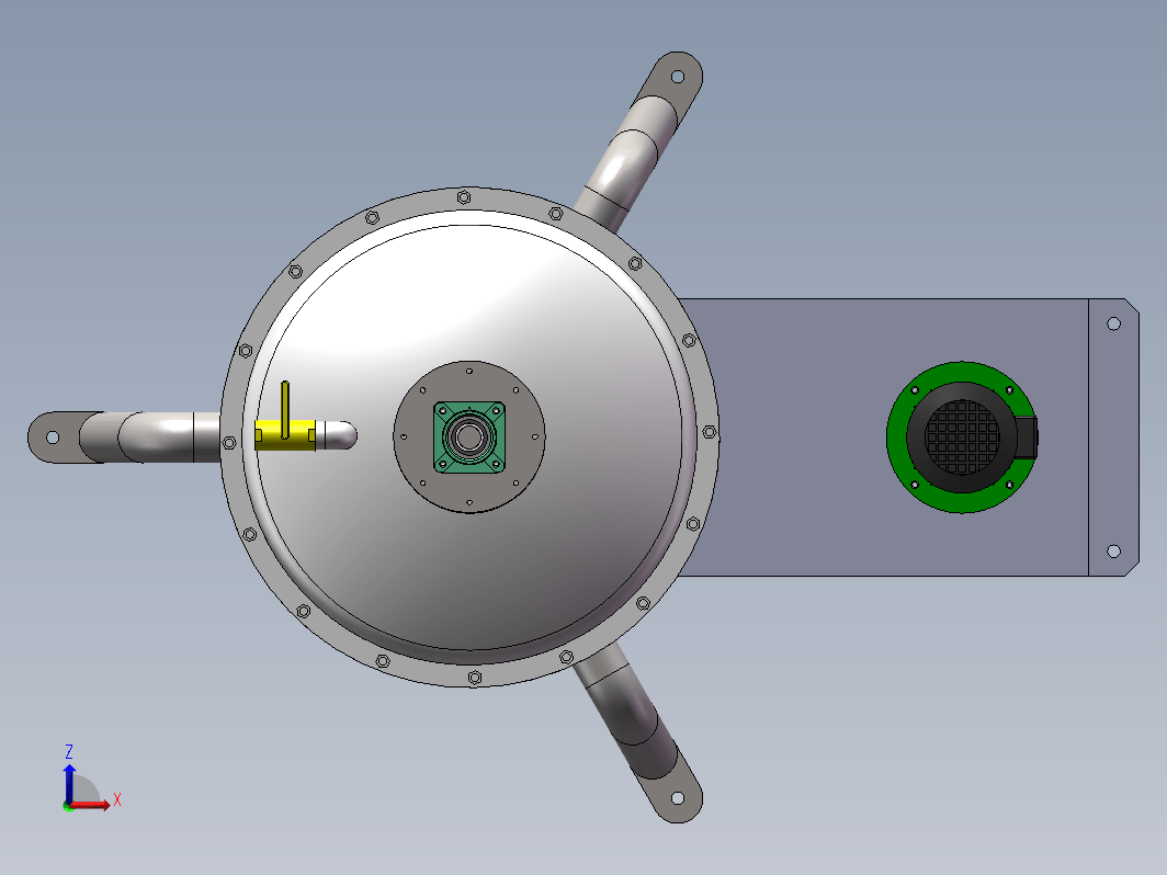 全自动立式过滤机设计三维SW2019带参+CAD+说明书