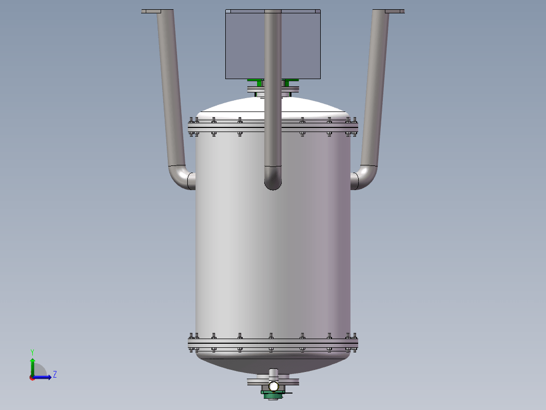 全自动立式过滤机设计三维SW2019带参+CAD+说明书