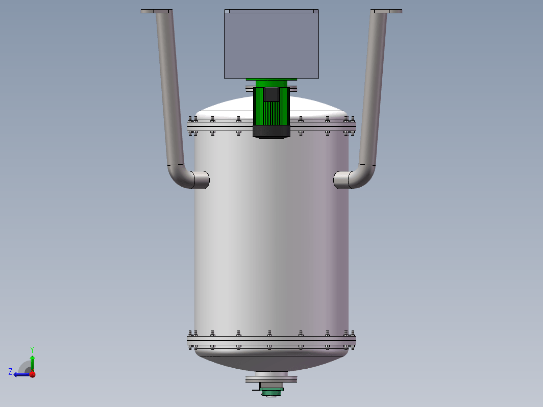 全自动立式过滤机设计三维SW2019带参+CAD+说明书