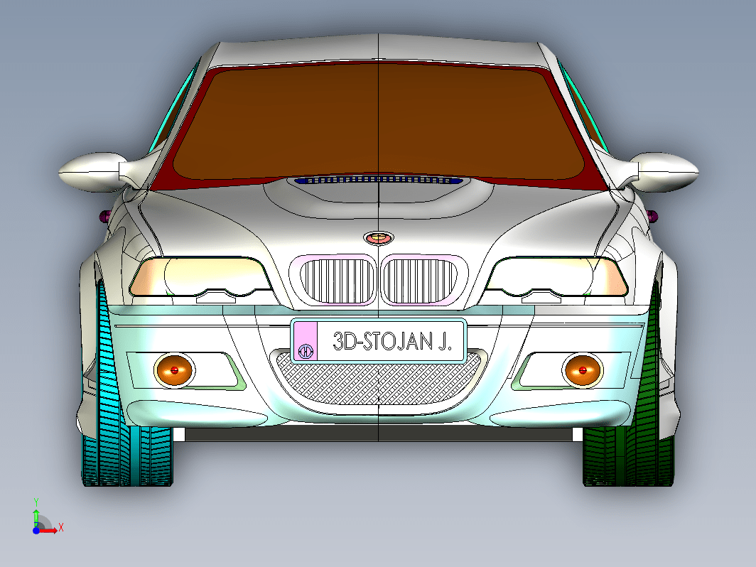 BMW-e46-m3汽车