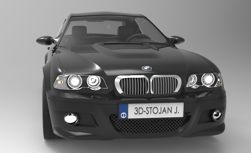 BMW-e46-m3汽车