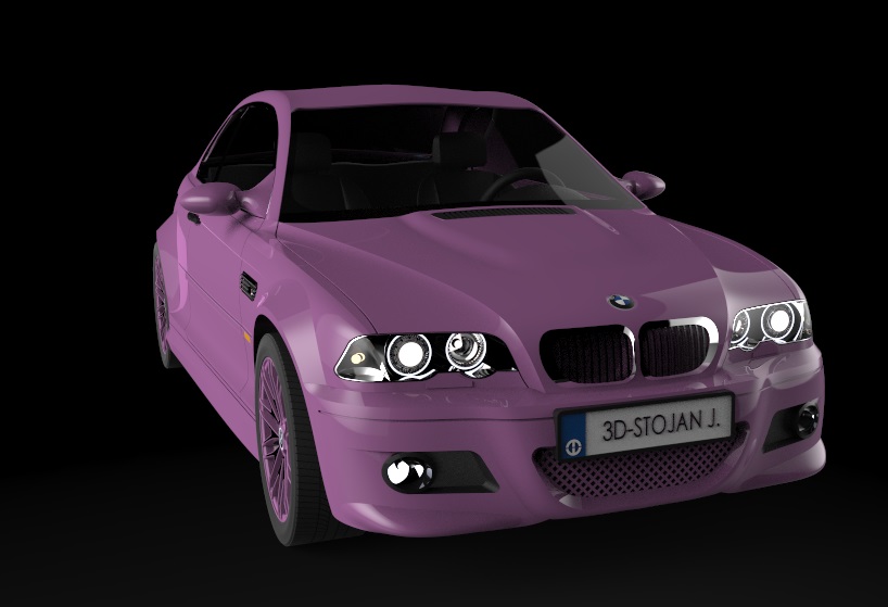 BMW-e46-m3汽车