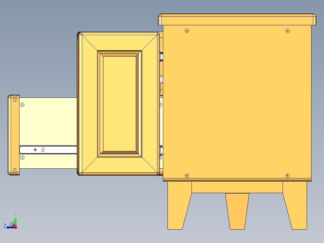 TV Cabinet 7门电视柜