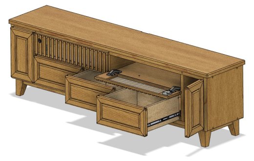 TV Cabinet 7门电视柜缩略图