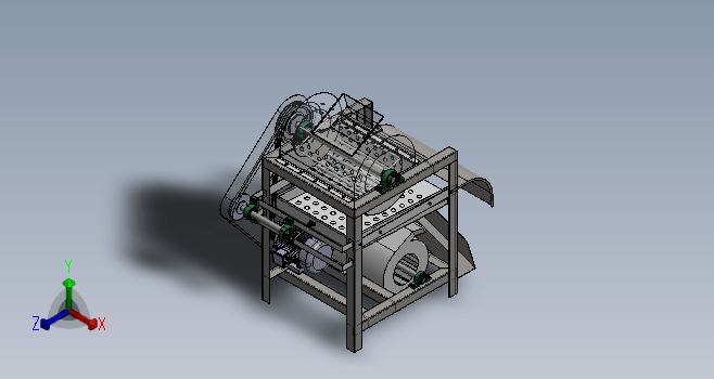 板栗脱蓬机设计 SW+CAD+说明书