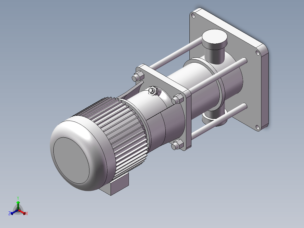 TH-潜水泵电动机三维SW2016 