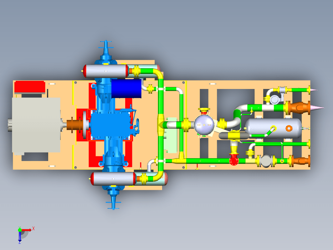 【2065】燃料气体增压泵PROE设计