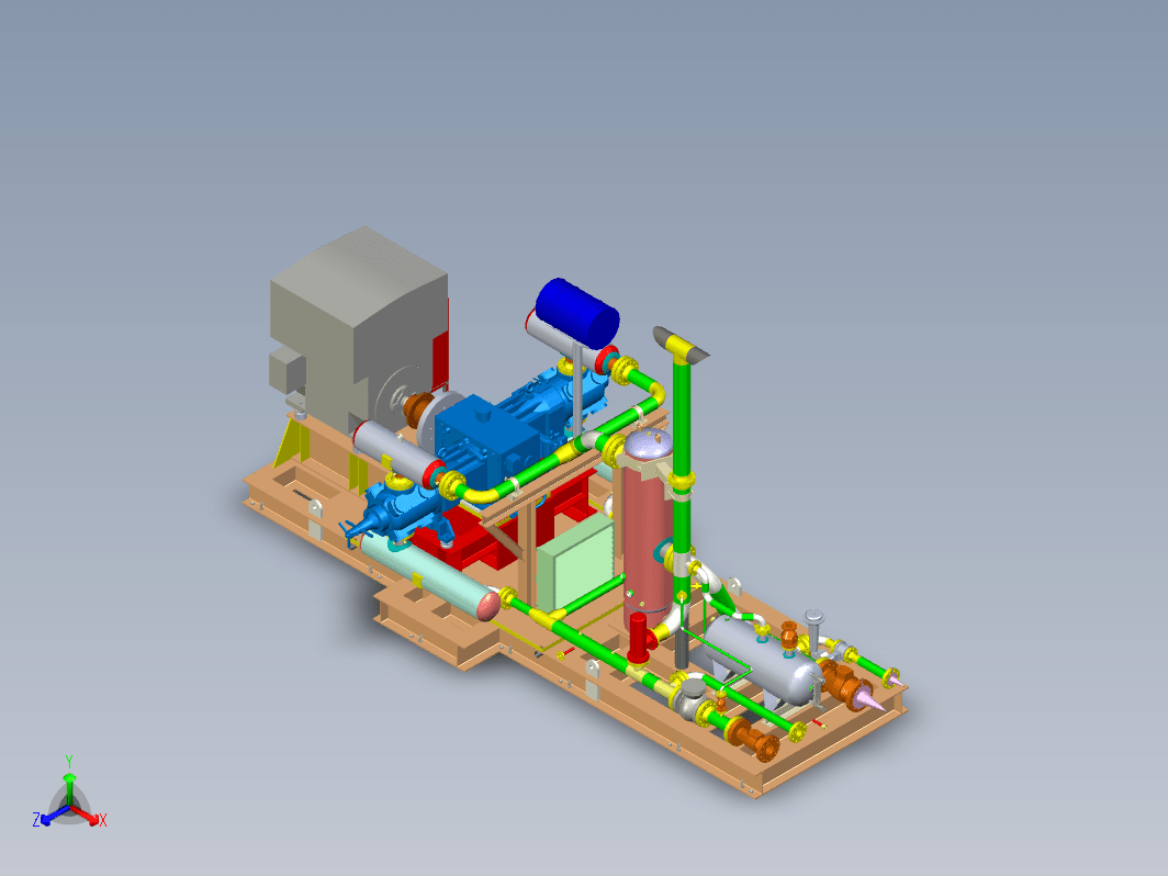 【2065】燃料气体增压泵PROE设计